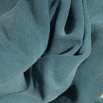 58" 100% Tencel Lyocell Gabardine Twill Enzymed Wash Medium Weight Marine Teal Blue Woven Fabric By the Yard | APC Fabrics