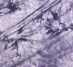 60” Modal & Spandex Stretch 5 OZ Tie Dyed Tie Dye Light Purple White Apparel Face Mask Jersey Knit Fabric By the Yard | APC Fabrics