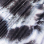 60” Modal 4-Way Stretch with Spandex 5 OZ Tie Dye Tie Dyed Black White Apparel Jersey Knit Fabric By the Yard | APC Fabrics