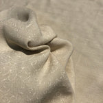 58" Merino Tencel Lyocell Wool Double Faced Jacquard Ivory Beige Apparel Woven Fabric By the Yard | APC Fabrics