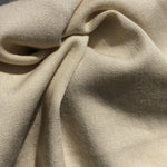 58" Merino Tencel Lyocell Wool Double Faced Jacquard Ivory Beige Apparel Woven Fabric By the Yard | APC Fabrics
