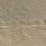 58" Merino Tencel Lyocell Wool Double Faced Jacquard Ivory Beige Apparel Woven Fabric By the Yard | APC Fabrics