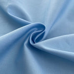60” 100% Cotton Pima Sky Blue Yarn Dyed Apparel Woven Fabric By the Yard | APC Fabrics