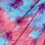 60” Bamboo 4-Way Stretch with Spandex Watermelon Cotton Candy Tie Dye Tie Dyed Apparel Jersey Knit Fabric By the Yard | APC Fabrics