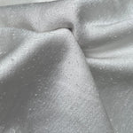 58" 100% Tencel Lyocell Boucle Satin White Woven Fabric By the Yard | APC Fabrics
