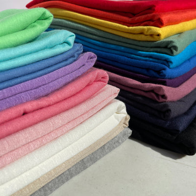60” Bamboo & Rayon 4-Way Stretch with Spandex Solid Jersey Knit Fabric By the Yard | APC Fabrics