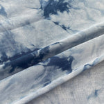 60” Bamboo 4-Way Stretch with Spandex Baby Blue Tie Dye Tie Dyed Apparel Jersey Knit Fabric By the Yard | APC Fabrics