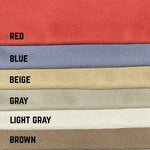 60" 100% Cotton Canvas 10 OZ Multiple Colors USA Apparel & Upholstery Woven Fabric By the Yard | APC Fabrics