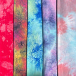60” Bamboo 4-Way Stretch with Spandex 5.5 OZ Tie Dye Tie Dyed Apparel Jersey Knit Fabric By the Yard | APC Fabrics