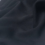 58" 100% Cotton Crepe Black 7 OZ Light Woven Fabric By the Yard | APC Fabrics