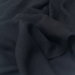 58" 100% Cotton Crepe Black 7 OZ Light Woven Fabric By the Yard | APC Fabrics