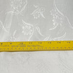60" 100% Tencel Lyocell Satin Floral Jacquard 6 OZ Woven Fabric By the Yard | APC Fabrics