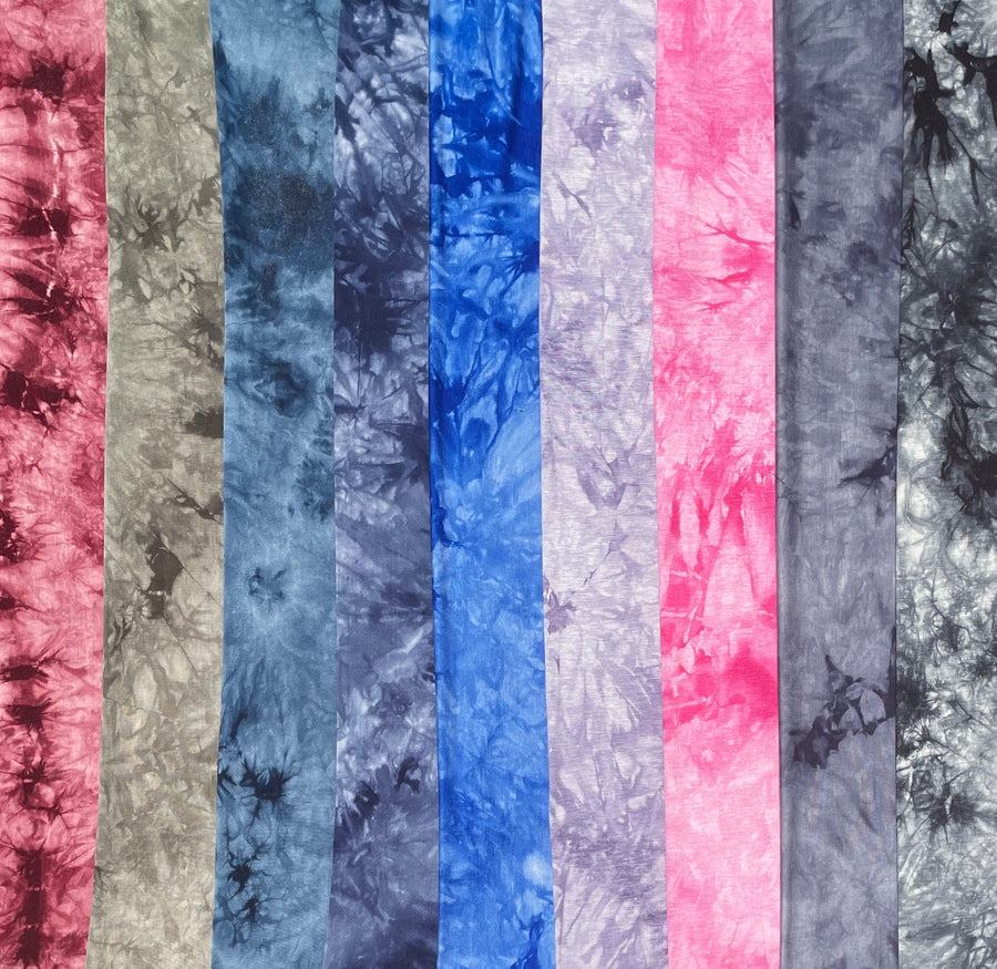 60” Bamboo 4-Way Stretch with Spandex Tie Dye Tie Dyed Apparel Jersey Knit Fabric By the Yard | APC Fabrics
