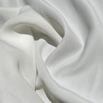 58" Peachskin Acetate White 6 OZ Faille Woven Fabric By the Yard | APC Fabrics