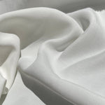 58" Peachskin Acetate White 6 OZ Faille Woven Fabric By the Yard | APC Fabrics