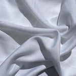 58" Rayon & Polyester Poly Blend Twill Gabardine White 7 OZ Woven Fabric by the Yard | APC Fabrics