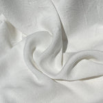 60" Tencel Lyocell & Rayon Dobby Jacquard 7 OZ PFD Natural White Woven Fabric By the Yard | APC Fabrics