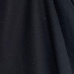 58" 100% Rayon Crepe Black 6 OZ Light Woven Fabric By the Yard | APC Fabrics