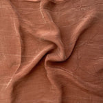 58" 100% Tencel Lyocell Bemberg Enzyme Washed Silk-Hand Brown Light Woven Fabric By the Yard | APC Fabrics
