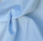 54" Linen & Cotton Lithuanian European Light Sky Baby Blue Woven Fabric By the Yard | APC Fabrics