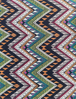 60" Rainbow Colorful Abstract Designed Woven Fabric By the Yard