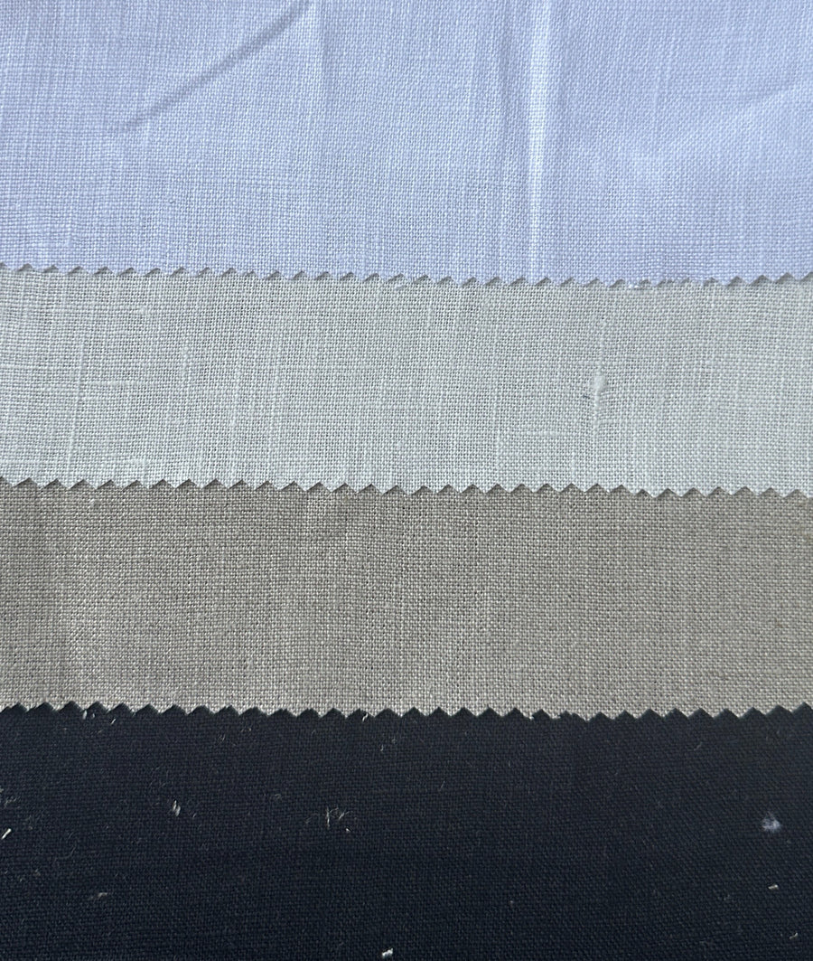 53" 100% Linen 6 OZ Woven Fabric for Wholesale Only